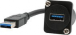 Exsys Adapter USB-A Buchse -> Stecker USB3.2 Gen1 D-Typ 5Gbit/s - Kabel - Digital/Data