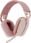 Log Logitech Zone Vibe Wireless - Headset - full size - Bluetooth - wireless - USB-C via Bluetooth adapter - pink - Certified for Microsoft Teams