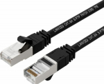 Lanview CAT6A S/FTP 2m Black LSZH, HIGH-FLEX