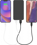 mophie essentials - Powerbank - 5000 mAh - 2 Ausgabeanschlussstellen (USB, USB-C)