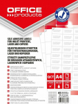 Office Products Labels OFFICE PRODUCTS, 38x21.2mm, White, 100 ark