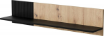 Cama MEBLE Cama MERCI shelf 110x20x25 black/oak artisan