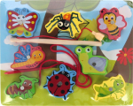 Mega Creative WOOD PUZZLE MAGN INSECTS 23X18X1 MC FOLIA 100