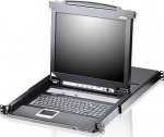 ATE Aten 8 Port 17" LCD KVMP Switch, with French Keyboard