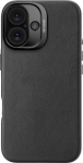 Decoded Leather Backcover iPhone 16 Black