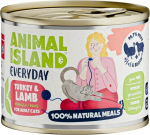 ANIMAL ISLAND Everyday Turkey and lamb - wet cat food - 200g