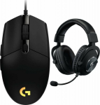 Mysz Logitech G203 Lightsync (910-005796) + G Pro X Czarne (981-000818)