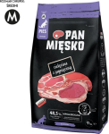PAN MIĘSKO Veal with Lamb Senior Crunchy M - Dry Dog Food - 9kg