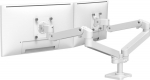 Ergotron LX Pro - Befestigungskit (double arm) - f&uuml;r 2 LCD-Displays - side by side - Aluminium - wei&szlig; - screen size: bis zu 68.6 cm (bis zu 27 Zoll)