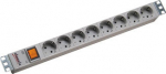 Bachmann Outlet strip 8-way 19" - 1.5 m - 880 g - 44 x 440 x 44 mm