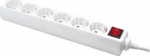 Logilink power strip 6-fach, 1.5m 250V/16A