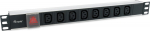 Equip 19" Steckdosenleiste IEC320 C14->8xIEC C13+Switch Alu