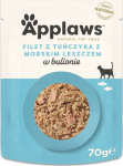 APPLAWS Tuna fillet with sea bream in broth - wet cat food - 70g