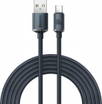 Cable USB Baseus USB-A - USB-C 2 m Czarny (BSU3102BLK)