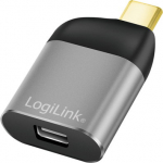 LogiLink USB 3.2 USB-C (M) - mini Displayport (F) 8K - adapter USB 3.2 typ-C (M) - mini Displayport (F) 8K, aluminium LogiLink