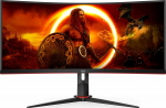 AOC | Gaming Monitor | CU34G2XP/BK | 34 " | VA | 21:9 | 180 Hz | 1 ms | 3440 x 1440 pixels | HDMI ports quantity 2 | Black