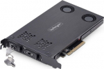 StarTech.com DUAL M.2 NVME SSD TO PCIE X8, REMOVABLE MOBILE RACK/BACKPLANE