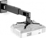 Nedis PJWM200BK Projector Wall Mount 360 &deg; / Max 15kg / 54-320 mm