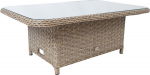 Table PACIFIC 120x80xH46/65cm, grayish beige