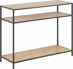 Console table SEAFORD 100x35xH79cm, oak