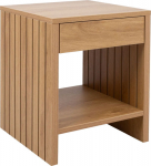 Nightstand SUNNY with drawer 40x40xH50cm, melamine oak