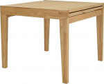 Dining table BOWEN 90+90x90xH76cm, oak