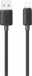 Kabel USB Usams USB-A - Lightning 1 m Czarny