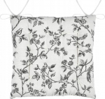 Bertoni-arco Linen Effect Chair Cushion, CLARINE, 38 x 38 cm