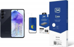 Smartfon Samsung Galaxy A55 5G 8/128GB Black Enterprise Edition (SM-A556BZK) + FlexibleGlass + Case Clear Case