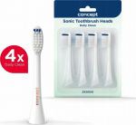 Concept Solution End Concept ZK0050 Toothbrush tip PERFECT SMILE ZK500x, Daily Clean, 4 szt, White