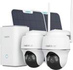 Reolink Home Hub Kit control system, Home Hub + 2 x Argus PT Ultra with solar panel