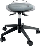 Sadultool Leitz Active - ergonoomiline aktiivse istumise tool ratastega, must