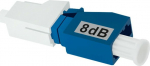 Qoltec Fiber Optic Attenuator LC/UPC (F) - LC/UPC(M) | Singlemode | 8dB