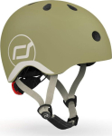 Scoot & Ride Kask XXS-S for children 1-5 lat Olive