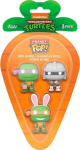 Funko 3-Pack Carrot Pocket Pop!: Teenage Mutant Ninja Turtles - Donatello/Michelangelo/Shredder Vinyl Figures