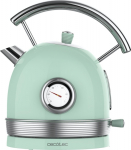 Cecotec Kettle | ThermoSense 420 Vintage | 2200 W | Electric | 1.8 L | Stainless steel | 360&deg; rotational base | Light Green