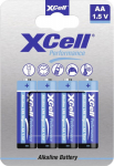 XCell Battery Performance Alkaline LR6 Mignon AA 4St