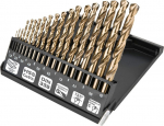 NEO Drills for metal HSS-Co 1.0-10.0 mm, zestaw 19 szt