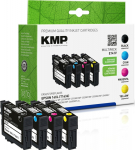 KMP MULTIPACK E141V - 4er-Pack - Schwarz, Gelb, Cyan, Magenta - compatible - Ink Cartridge (Alternative zu: Epson 16XL, Epson C13T16314010, Epson C13T16324010, Epson C13T16334010, Epson C13T16344010)