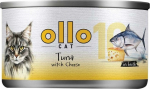 OLLO Cat nr 10 Tuna & Cheese in broth - wet cat food - 70g