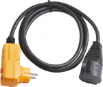 Brennenstuhl Protection adapter cable FI IP44 2m schwarz