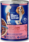 OPTIVITAL Chunks with beef, game and carrots in gravy - wet dog food - 415g