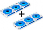 Lian Li "Build Kit" UNI FAN SL-INF 120 ARGB Reverse Blade PWM L&uuml;fter, 6er Pack (Incl. Controller) - 120mm, wei&szlig;