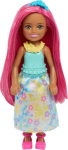 Mattel Barbie: Chelsea - Floral Blue Dress with Pink Hair Doll (JKH59)