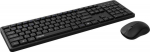 Rapoo Silent Wireless Multi-Mode Desktop Set Black - Tastatur - 2.400 dpi