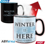 Abysse Game Of Thrones - Winter is Here Heat Changing Mug (460ml) (ABYMUG445)