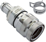 Koolance QDT3 Viton quick coupling, weiblich, Panel grommet - 10 mm ID (3/8 Zoll)