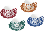 Bialetti Candyland 4 szt. x 80 ml niebieski