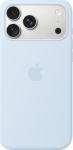 Apple MK934ZM/A iPhone 18 Pro Max Silicone Case with MagSafe, Crisp Blue