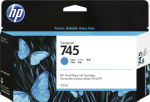 HP INK CARTRIDGE NO 745 CYAN, 130ML
